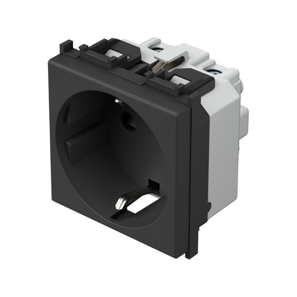 VTICNICA VM10SB B SUKO KS 2P E 16A CRNA TEM TOPDOM