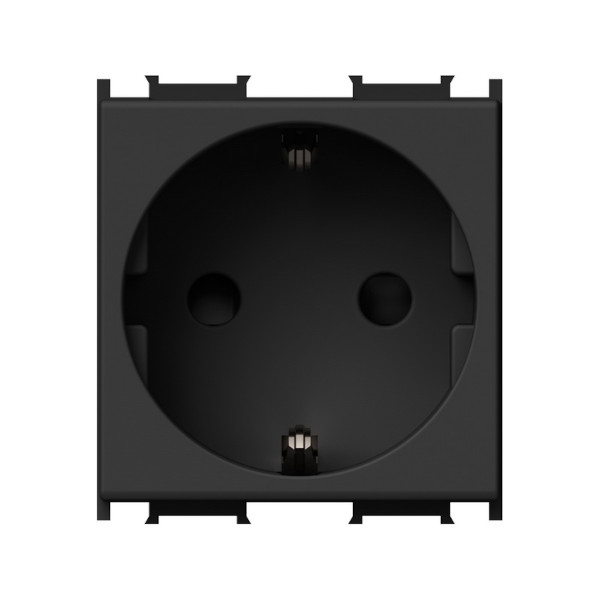 VTICNICA VM10SB B SUKO KS 2P E 16A CRNA TEM TOPDOM1