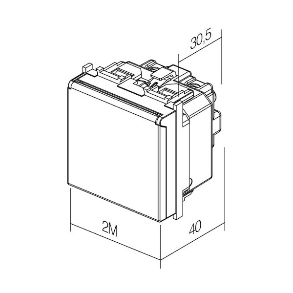 VTICNICA VM11PT B SUKO KS POKROV 16A BELA TEM TOPDOM2