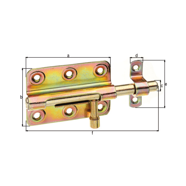 ZAPAH Z ZATICEM 80mm POCINKAN1 TOPDOM