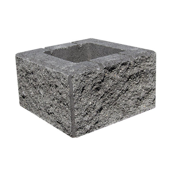 ZIDAK LOMLJEN SIVO CRN 28x28x16cm STEBER GOREC TOPDOM