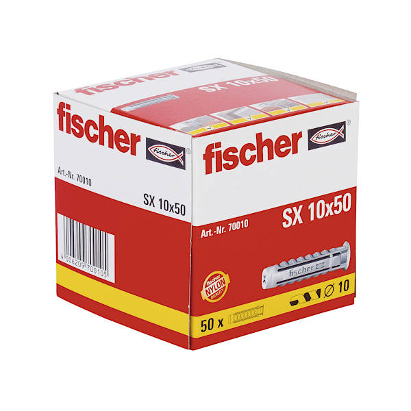 ZIDNI VLOZEK SX 10x50 50kos FISCHER TOPDOM1