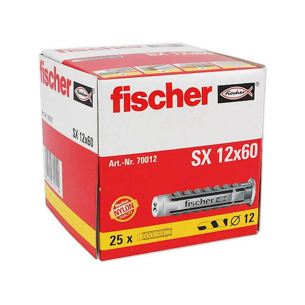 ZIDNI VLOZEK SX 12x60 25kos FISCHER TOPDOM