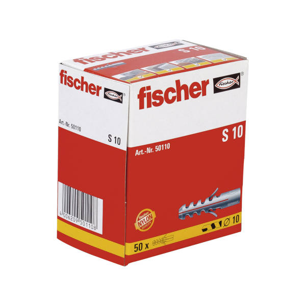 ZIDNI VLOZEK S 10 50kos FISCHER TOPDOM1