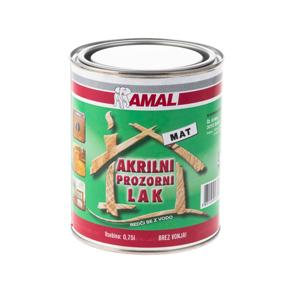 akrilni prozorni lak za les amal 3030 mat topdom