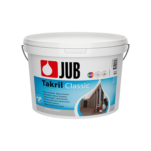 barva za beton jub takril bela1001 16l topdom