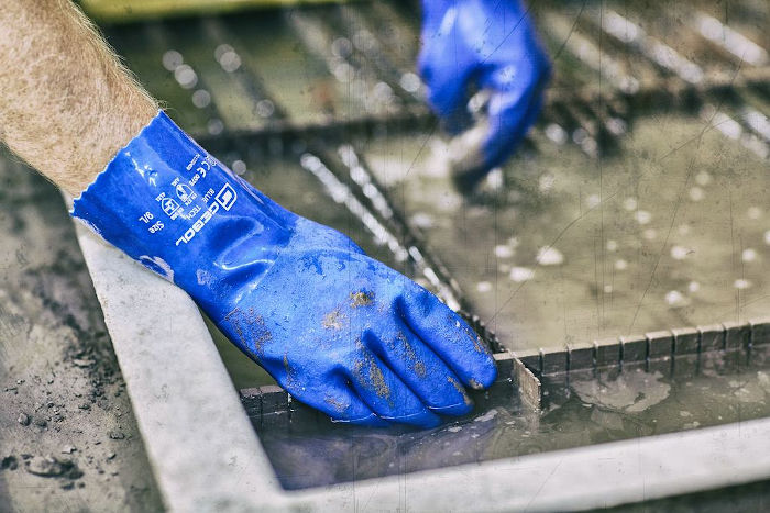 delovne rokavice gebol blue tech kislinsko odporne topdom 2