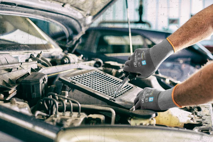 delovne rokavice gebol master flex sive topdom 3