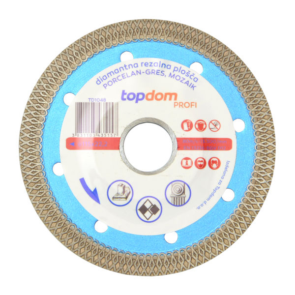 diamantna rezalna plosca za porcelan topdom