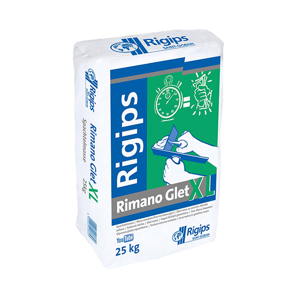 izravnalna masa rigips rimano glet xl 25kg topdom
