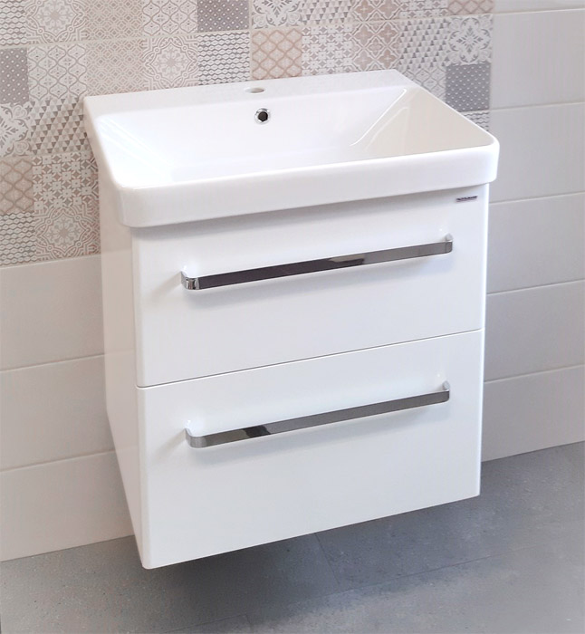 kopalniska omarica linea slim bela 55cm fackelmann topdom