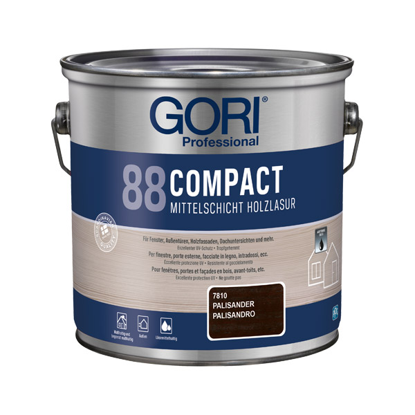 lazura za les GORI 88 compact mittelschicht holzlasur 2.5l topdom