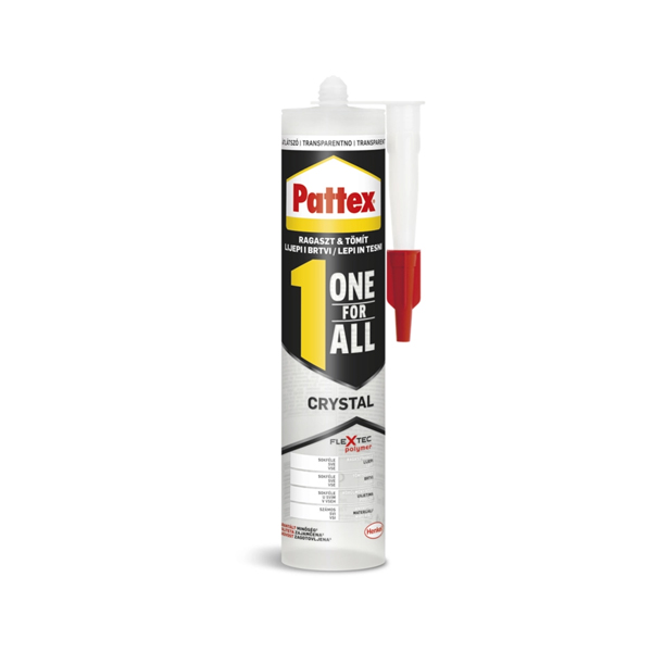 montazno lepilo pattex one for all crystal topdom