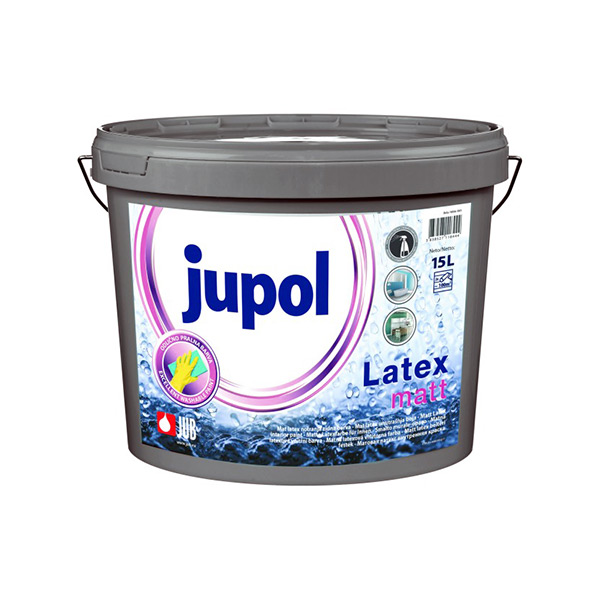 notranja zidna barva jub jupol latex matt 15l topdom