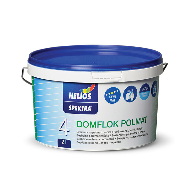 notranji dekorativni premaz domflok polmat helios topdom