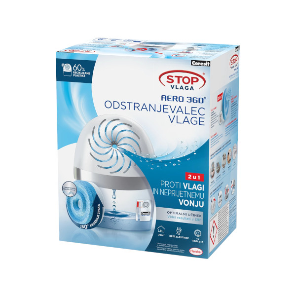 odstranjevalec vlage aero360 bel topdom