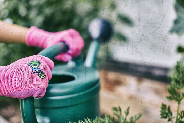 otroske delovne rokavice gebol kids roza topdom 3