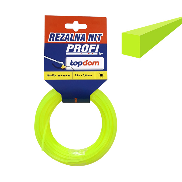 rezalna nit profi kvadratna zelena topdom