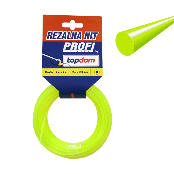 rezalna nit profi okrogla zelena topdom