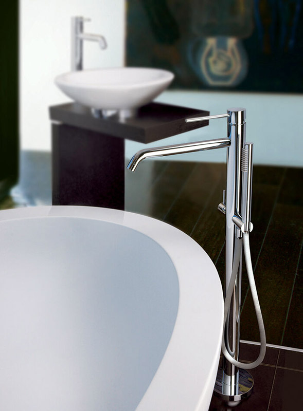 samostojeca armatura za kad light lig032cr paffoni topdom 2