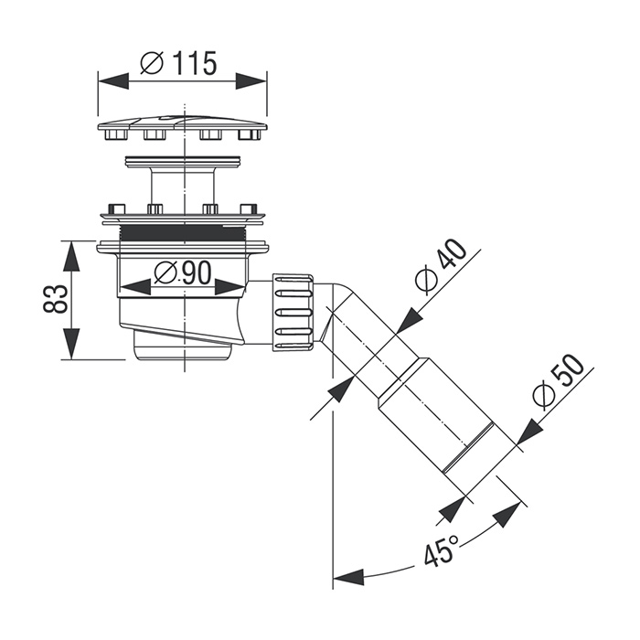 sifon za tus kad fi90 obnova 2
