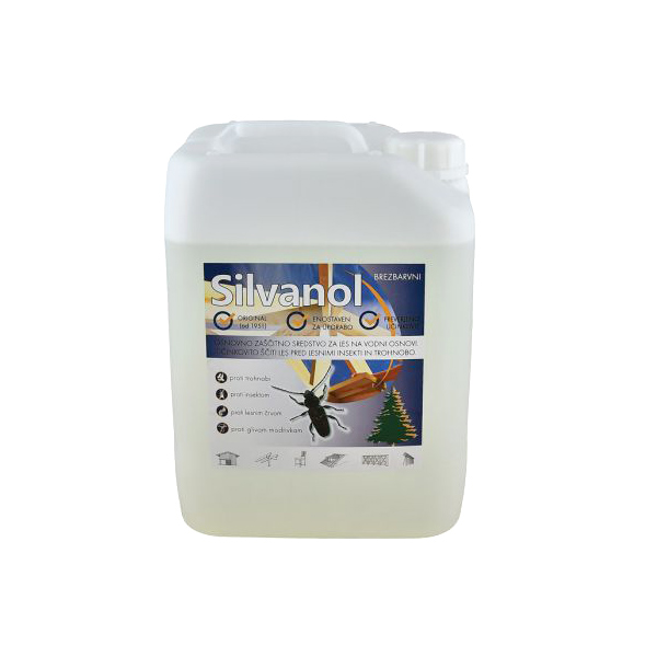 silvanol 10kg brezbarvni impregnacijski premaz topdom
