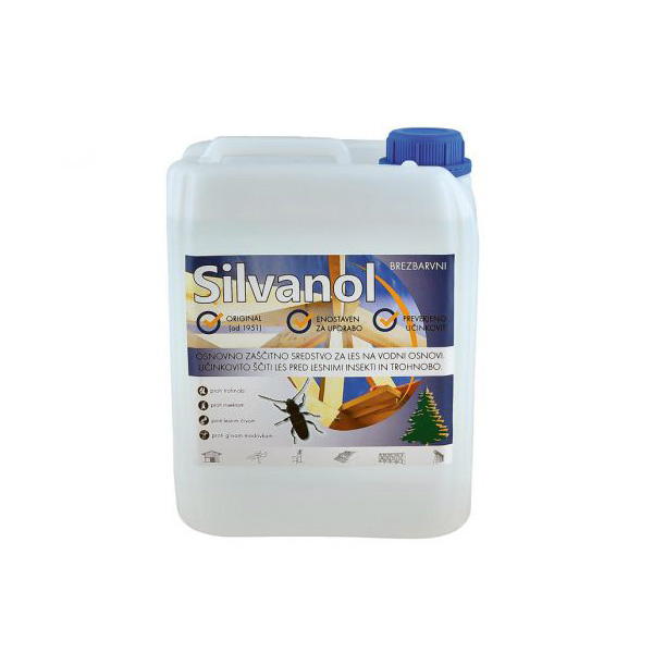 silvanol 5kg brezbarvni impregnacijski premaz topdom