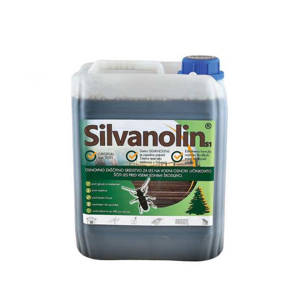 silvanolin 10kg impregnacijski premaz rjavi topdom