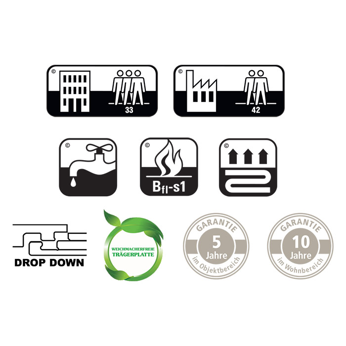 vinilna talna obloga hrast dp ikone