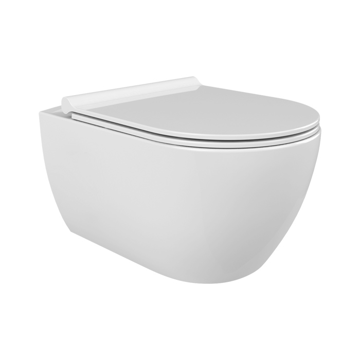 viseca wc skoljka brez roba cerastyle city topdom