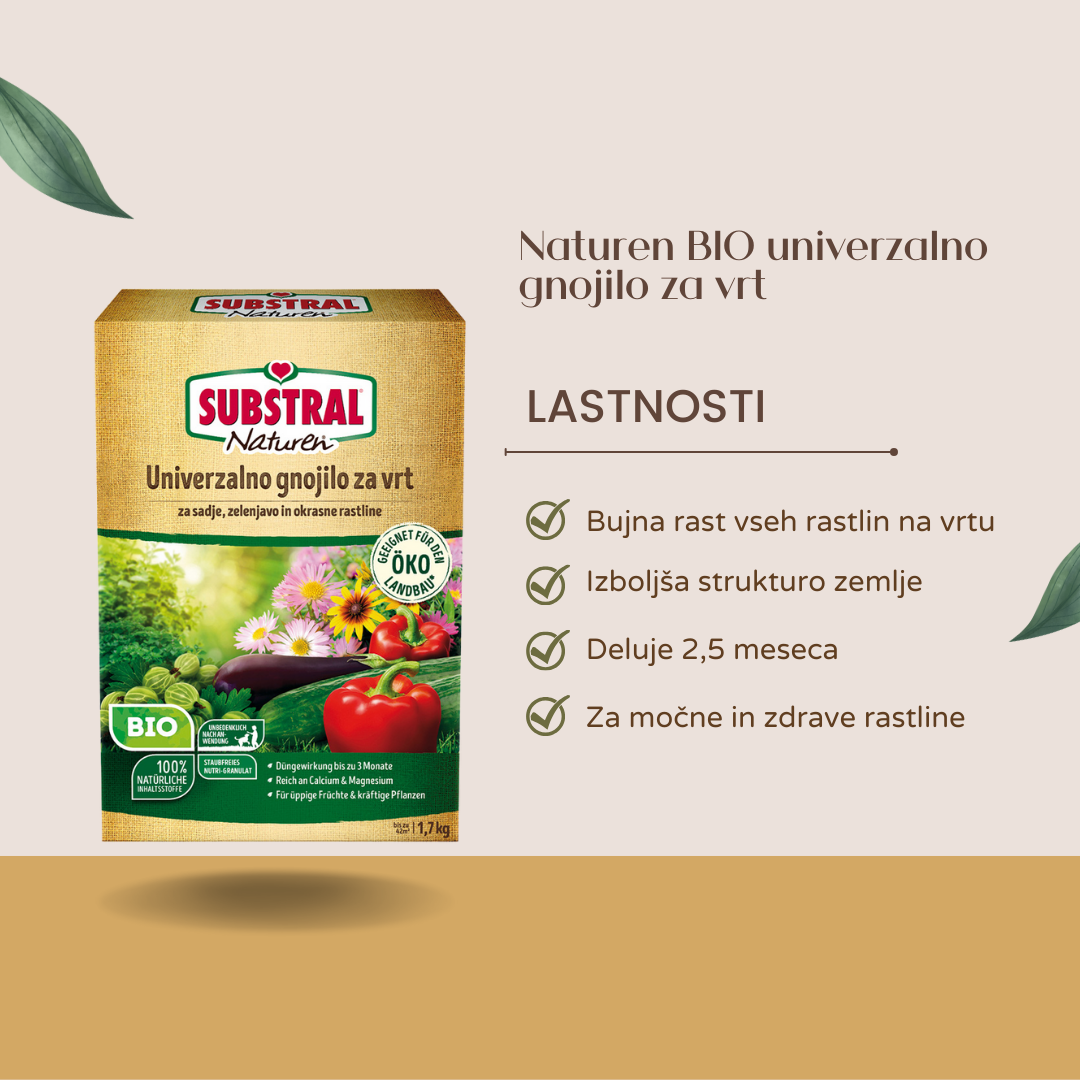 Bio univerzalno gnojilo za vrt Naturen Substral 1 7 kg eobnova 5