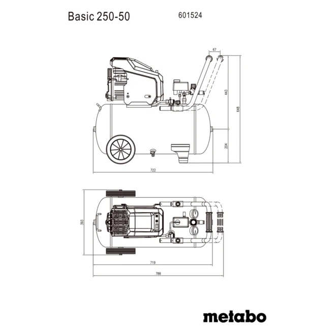 METABO kompresor BASIC 250 50 eobnova 6