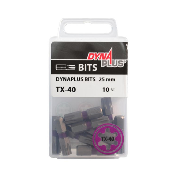 Nastavki TORX 25mm TX 40 2kos pak. DYNA PLUS OBNOVA 2