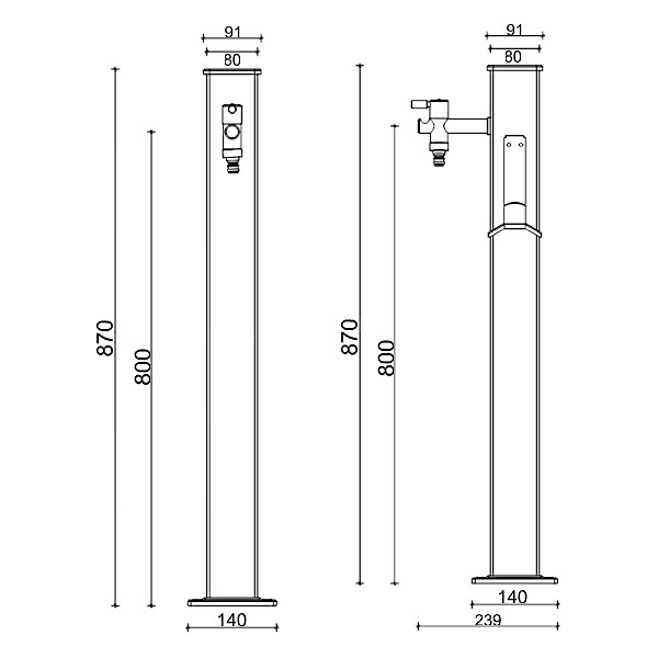 vrtni vodni steber inox srebrn remix cm 606 sil topdom 2 eobnova