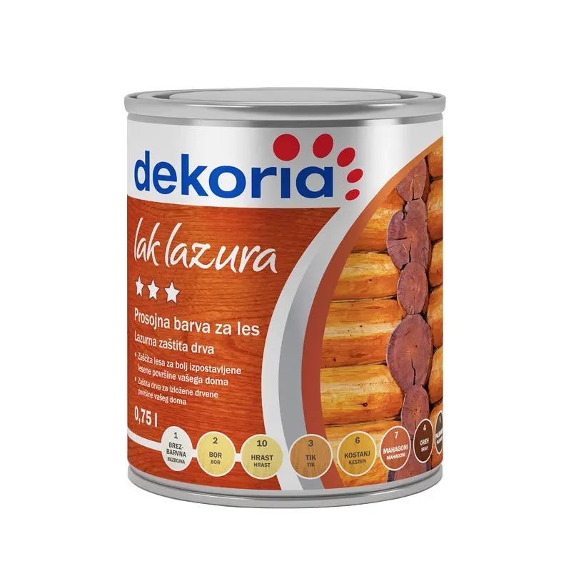 barva za les dekoria lak lazura brezbarvna 0 75l topdom obnova eobnova
