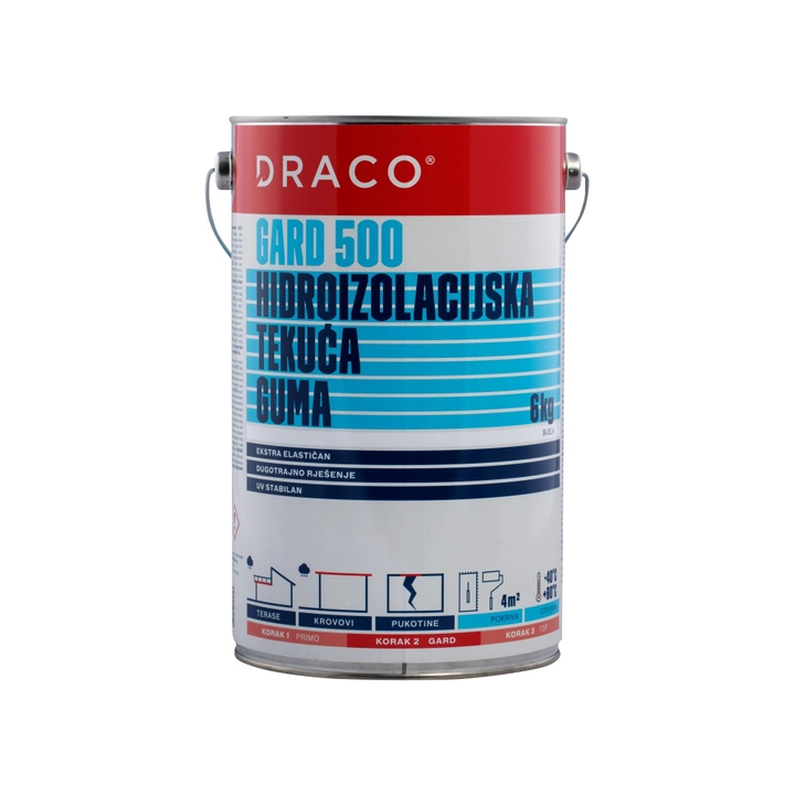 DRACO GARD 500 6kg UNIVERZALNI POLIURETAN ZA HIDROIZOLACIJO 1
