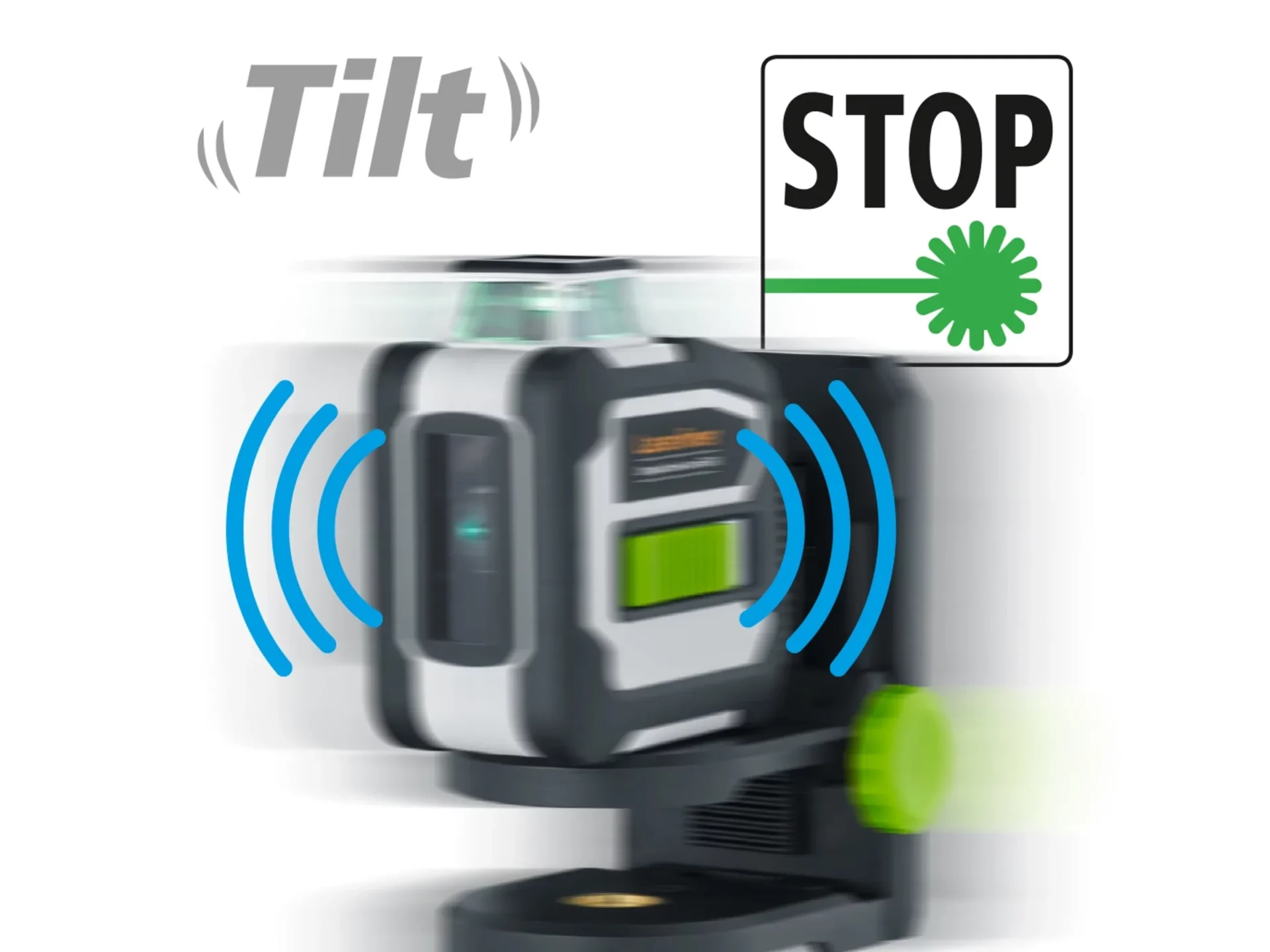 Laser linijski Compact Line zeleni G360 in stojalo LASERLINER 5 topdom obnova eobnova