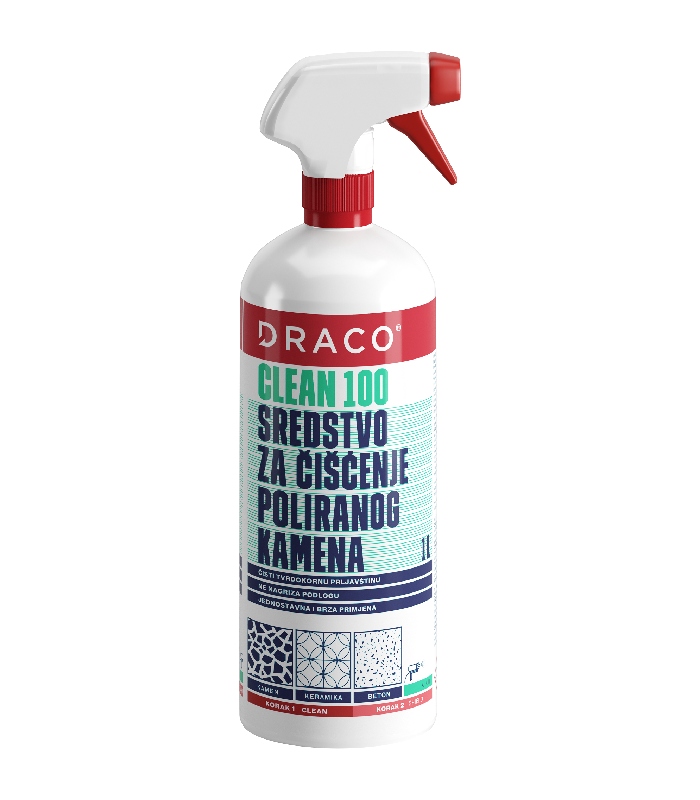 draco clean 100 1l za ciscenje poliranega kamna eobnova