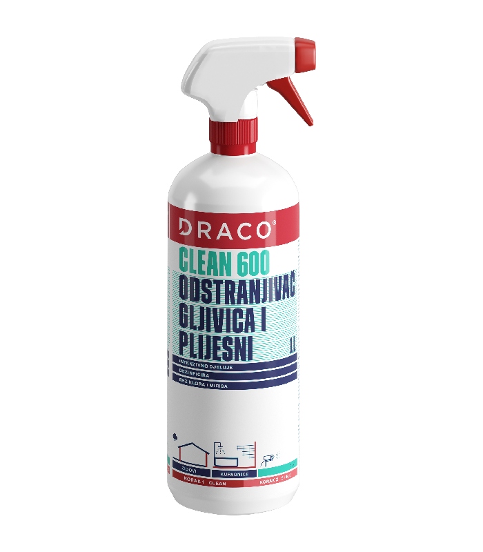 draco clean 600 1l za ciscenje in odstranjevanje glivic ter plesni eobnova