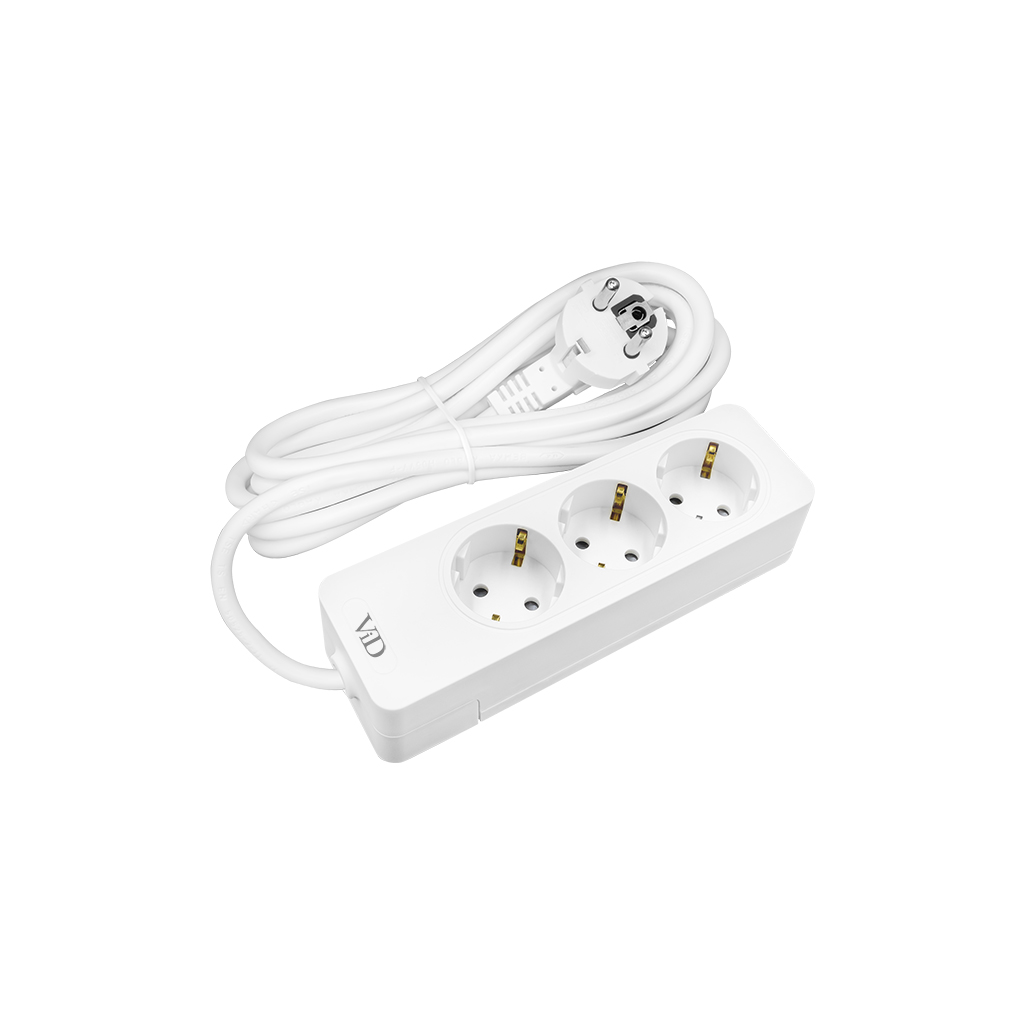 ELEKTRICNI PODALJSEK BEL Z 3 VTICNICAMI 3M VID 1 eobnova