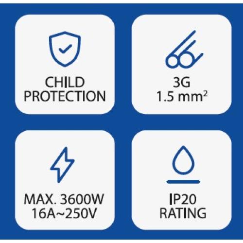 ELEKTRICNI PODALJSEK BEL Z 3 VTICNICAMI 3M VID 4 eobnova