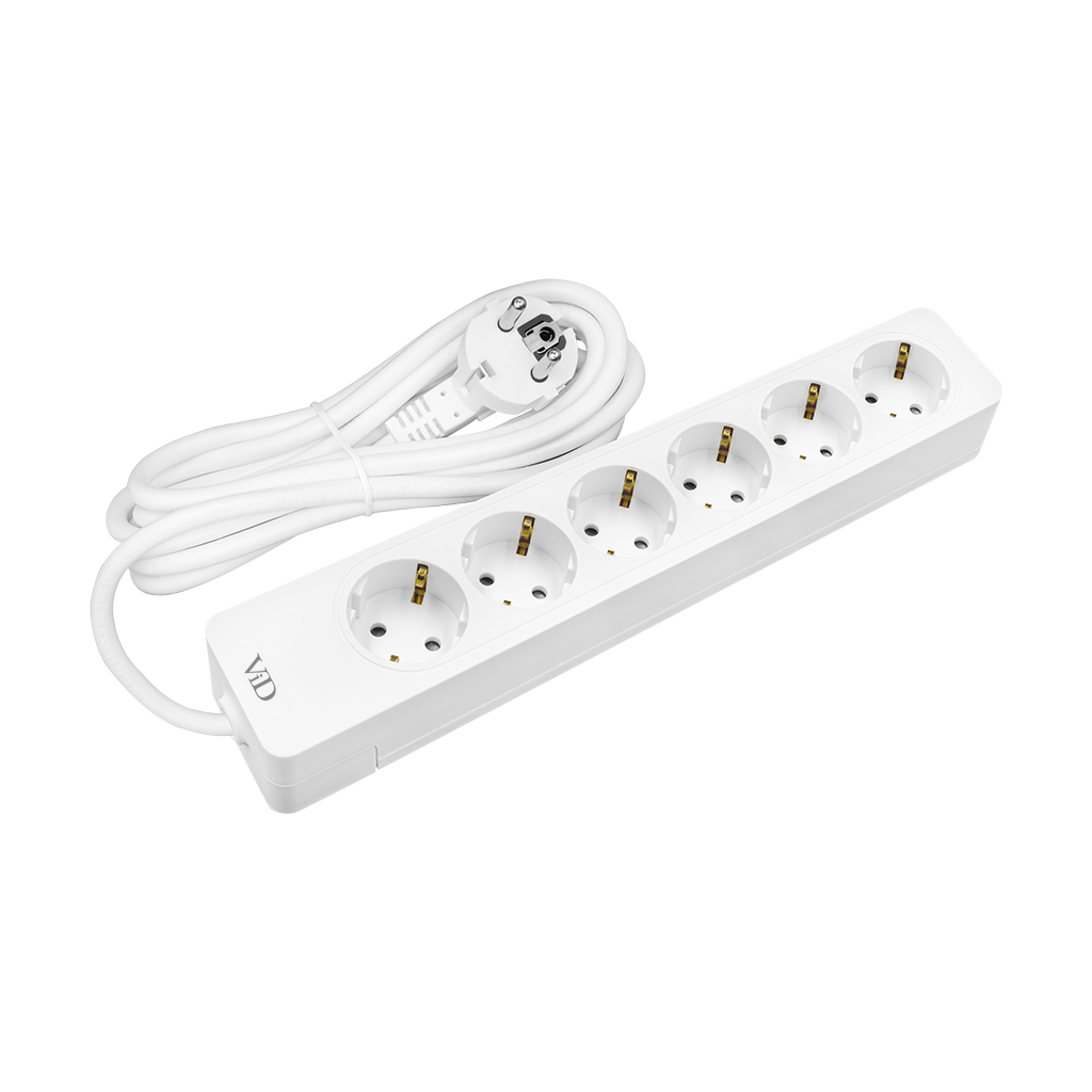 ELEKTRICNI PODALJSEK BEL Z 6 VTICNICAMI 15M VID 1 eobnova