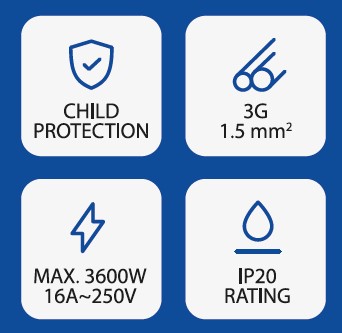 ELEKTRICNI PODALJSEK BEL Z 6 VTICNICAMI 3M VID 3 eobnova