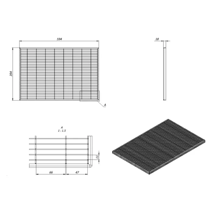 VGRADNI KOVINSKI PREDPRAZNIK 600x400mm S KORITOM TOPDOM OBNOVA6