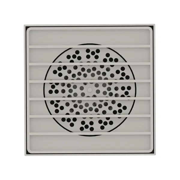 TALNI SIFON INOX Z RESETKO 15x15cm fi 110mm HORIZONTALNI ODTOK 4