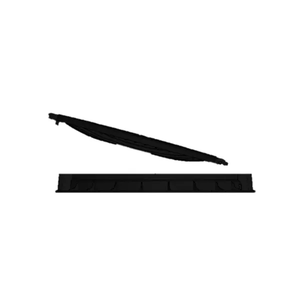 pp pokrov in okvir fi 60cm a15 okrogel z zaklepom crn.ci .22558.800.600