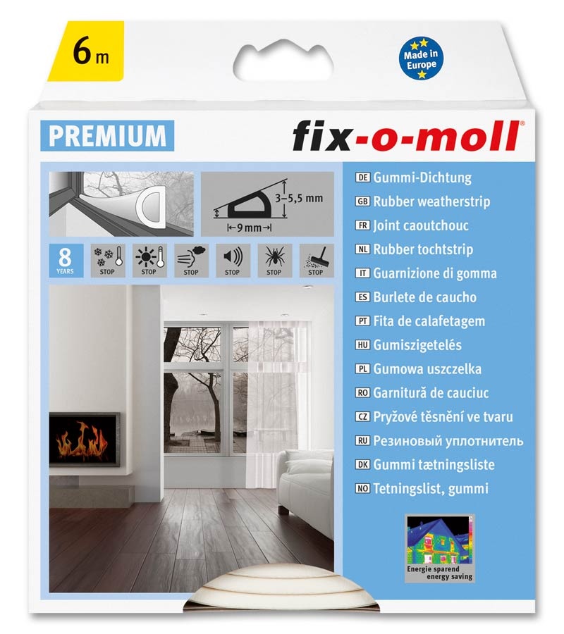 TESNILO PREMIUM 6M BEL D PROFIL 9X3 5 5 FIX O MOLL