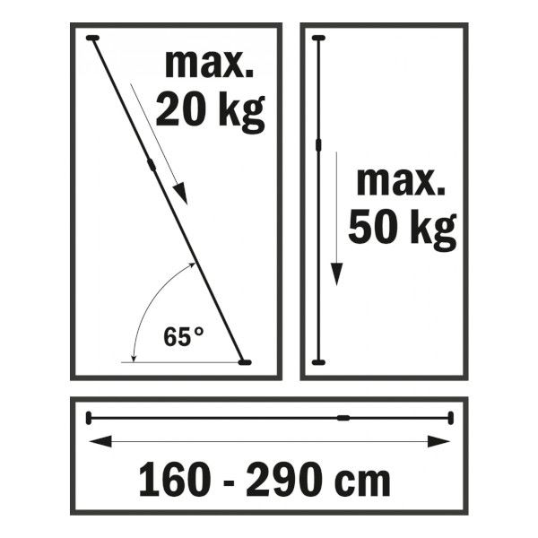 opora stropna 160 290cm maks 50kg 31hand triuso eobnova 3