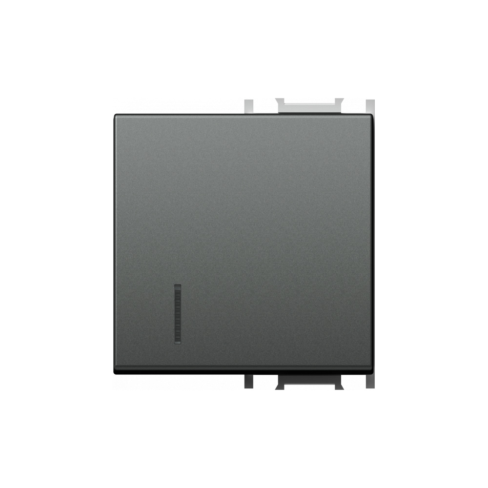 36403 TEM modul tipka 2M indikator TM12ATIN B ANTRACIT