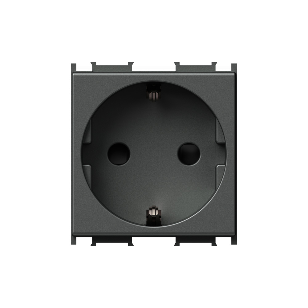 6002592 TEM modul vticnica schukoKS 2M 16A VM10AT B ANTRACIT